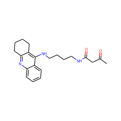 CC(=O)CC(=O)NCCCCNc1c2c(nc3ccccc13)CCCC2 ZINC001772646829