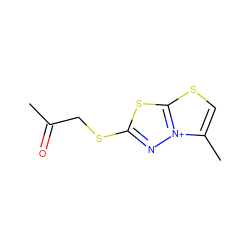 CC(=O)CSc1n[n+]2c(C)csc2s1 ZINC000003646125