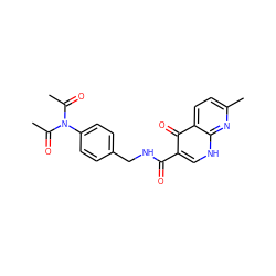 CC(=O)N(C(C)=O)c1ccc(CNC(=O)c2c[nH]c3nc(C)ccc3c2=O)cc1 ZINC000028526598