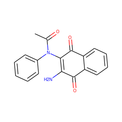 CC(=O)N(C1=C(N)C(=O)c2ccccc2C1=O)c1ccccc1 ZINC000020111273