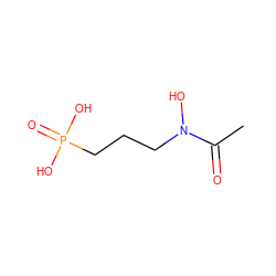 CC(=O)N(O)CCCP(=O)(O)O ZINC000003923871