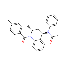 CC(=O)N(c1ccccc1)[C@@H]1C[C@@H](C)N(C(=O)c2ccc(C)cc2)c2ccccc21 ZINC000027098900