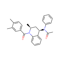 CC(=O)N(c1ccccc1)[C@@H]1C[C@H](C)N(C(=O)c2ccc(C)c(C)c2)c2ccccc21 ZINC000049047686