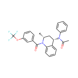 CC(=O)N(c1ccccc1)[C@H]1C[C@@H](C)N(C(=O)c2cccc(OC(F)(F)F)c2)c2ccccc21 ZINC000049036623