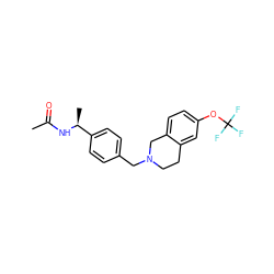 CC(=O)N[C@@H](C)c1ccc(CN2CCc3cc(OC(F)(F)F)ccc3C2)cc1 ZINC001772628217