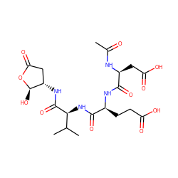 CC(=O)N[C@@H](CC(=O)O)C(=O)N[C@@H](CCC(=O)O)C(=O)N[C@H](C(=O)N[C@H]1CC(=O)O[C@@H]1O)C(C)C ZINC000013819019