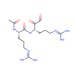 CC(=O)N[C@@H](CCCN=C(N)N)C(=O)N[C@@H](CCCN=C(N)N)C(=O)C=O ZINC000029468131
