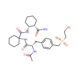 CC(=O)N[C@@H](Cc1ccc(C[P@](=O)(O)CCO)cc1)C(=O)NC1(C(=O)N[C@@H]2CCCC[C@@H]2C(N)=O)CCCCC1 ZINC000026401632