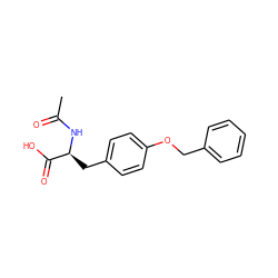 CC(=O)N[C@@H](Cc1ccc(OCc2ccccc2)cc1)C(=O)O ZINC000000399541