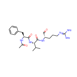 CC(=O)N[C@@H](Cc1ccccc1)C(=O)N[C@H](C(=O)N[C@H](C=O)CCCN=C(N)N)C(C)C ZINC000026020753