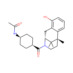 CC(=O)N[C@H]1CC[C@@H](C(=O)N2CC[C@@]3(C)c4cccc(O)c4C[C@@H]2C3(C)C)CC1 ZINC001772621831