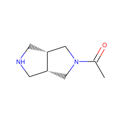 CC(=O)N1C[C@@H]2CNC[C@@H]2C1 ZINC000083824224