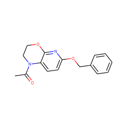 CC(=O)N1CCOc2nc(OCc3ccccc3)ccc21 ZINC000066078513