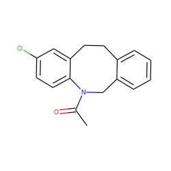 CC(=O)N1Cc2ccccc2CCc2cc(Cl)ccc21 ZINC000028571999