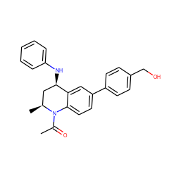 CC(=O)N1c2ccc(-c3ccc(CO)cc3)cc2[C@H](Nc2ccccc2)C[C@@H]1C ZINC000208288620