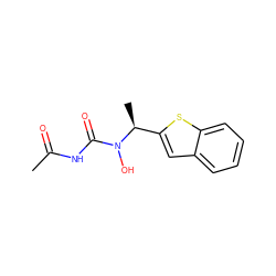 CC(=O)NC(=O)N(O)[C@@H](C)c1cc2ccccc2s1 ZINC000000014434