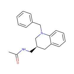 CC(=O)NC[C@@H]1Cc2ccccc2N(Cc2ccccc2)C1 ZINC001772628424