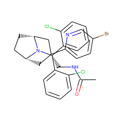 CC(=O)NC[C@]1(c2ccc(Br)cn2)C[C@@H]2CC[C@H](C1)N2C(c1ccccc1Cl)c1ccccc1Cl ZINC000299821175