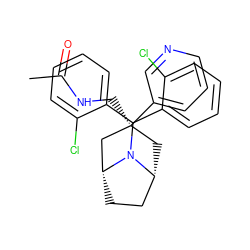 CC(=O)NC[C@]1(c2cccnc2)C[C@@H]2CC[C@H](C1)N2C(c1ccccc1Cl)c1ccccc1Cl ZINC000299820361