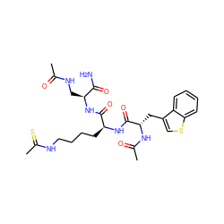 CC(=O)NC[C@H](NC(=O)[C@H](CCCCNC(C)=S)NC(=O)[C@H](Cc1csc2ccccc12)NC(C)=O)C(N)=O ZINC000473135152