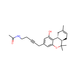 CC(=O)NCCC#CCc1cc(O)c2c(c1)OC(C)(C)[C@@H]1CC=C(C)C[C@@H]21 ZINC000013557665