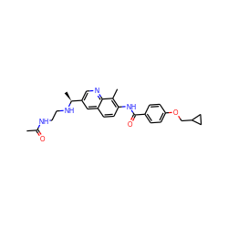 CC(=O)NCCN[C@@H](C)c1cnc2c(C)c(NC(=O)c3ccc(OCC4CC4)cc3)ccc2c1 ZINC000084688209