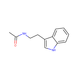 CC(=O)NCCc1c[nH]c2ccccc12 ZINC000000174849