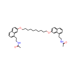 CC(=O)NCCc1cccc2ccc(OCCCCCCCCCCOc3ccc4cccc(CCNC(C)=O)c4c3)cc12 ZINC000036188149