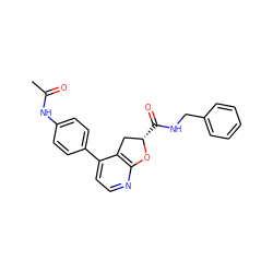 CC(=O)Nc1ccc(-c2ccnc3c2C[C@H](C(=O)NCc2ccccc2)O3)cc1 ZINC000061929570