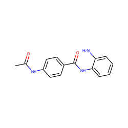 CC(=O)Nc1ccc(C(=O)Nc2ccccc2N)cc1 ZINC000000003803