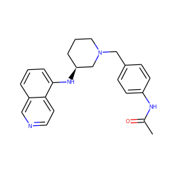 CC(=O)Nc1ccc(CN2CCC[C@H](Nc3cccc4cnccc34)C2)cc1 ZINC000114031563