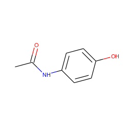 CC(=O)Nc1ccc(O)cc1 ZINC000013550868