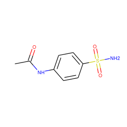 CC(=O)Nc1ccc(S(N)(=O)=O)cc1 ZINC000000134036