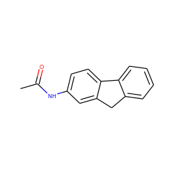 CC(=O)Nc1ccc2c(c1)Cc1ccccc1-2 ZINC000000154557