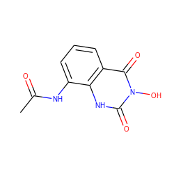 CC(=O)Nc1cccc2c(=O)n(O)c(=O)[nH]c12 ZINC000473088705