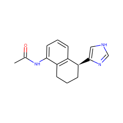 CC(=O)Nc1cccc2c1CCC[C@@H]2c1c[nH]cn1 ZINC000013580170