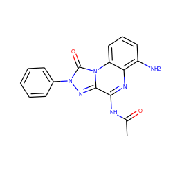 CC(=O)Nc1nc2c(N)cccc2n2c(=O)n(-c3ccccc3)nc12 ZINC000034800801