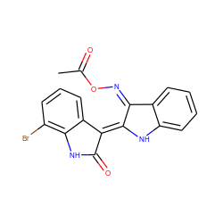 CC(=O)O/N=C1C(=C2\C(=O)Nc3c(Br)cccc32)\Nc2ccccc2\1 ZINC000101142953