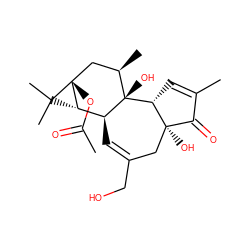 CC(=O)O[C@@]12C[C@@H](C)[C@@]3(O)[C@@H](C=C(CO)C[C@]4(O)C(=O)C(C)=C[C@H]43)[C@@H]1C2(C)C ZINC000003915682