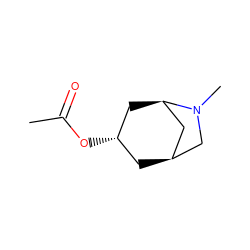 CC(=O)O[C@@H]1C[C@@H]2C[C@H](C1)CN2C ZINC000013446488