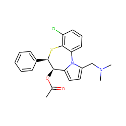 CC(=O)O[C@@H]1c2ccc(CN(C)C)n2-c2cccc(Cl)c2S[C@@H]1c1ccccc1 ZINC000013757079