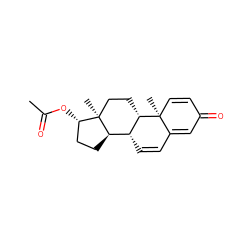 CC(=O)O[C@H]1CC[C@@H]2[C@H]3C=CC4=CC(=O)C=C[C@]4(C)[C@H]3CC[C@]12C ZINC000000173977