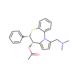 CC(=O)O[C@H]1c2ccc(CN(C)C)n2-c2ccccc2S[C@H]1c1ccccc1 ZINC000013760862