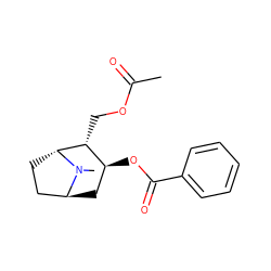 CC(=O)OC[C@@H]1[C@@H](OC(=O)c2ccccc2)C[C@H]2CC[C@H]1N2C ZINC000100645238