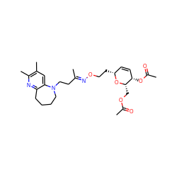 CC(=O)OC[C@@H]1O[C@H](CCO/N=C(\C)CCN2CCCCc3nc(C)c(C)cc32)C=C[C@@H]1OC(C)=O ZINC000008035666