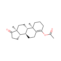 CC(=O)OC1=C2CC[C@H]3[C@@H]4CCC(=O)[C@@]4(C)CC[C@@H]3[C@@]2(C)CCC1 ZINC000038783287