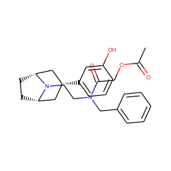 CC(=O)OCC(=O)N(CCN1[C@H]2CC[C@@H]1C[C@H](c1cccc(O)c1)C2)Cc1ccccc1 ZINC001772607413