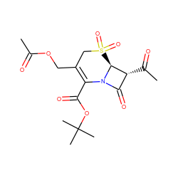 CC(=O)OCC1=C(C(=O)OC(C)(C)C)N2C(=O)[C@@H](C(C)=O)[C@@H]2S(=O)(=O)C1 ZINC000169320774