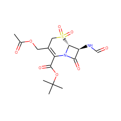 CC(=O)OCC1=C(C(=O)OC(C)(C)C)N2C(=O)[C@H](NC=O)[C@H]2S(=O)(=O)C1 ZINC000026567371