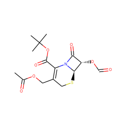 CC(=O)OCC1=C(C(=O)OC(C)(C)C)N2C(=O)[C@H](OC=O)[C@H]2SC1 ZINC000026569566